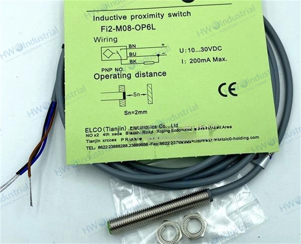 1/Piece Fi2-M08-OP6L FI2-M08-0P6L ELCO Proximity Switch Sensor