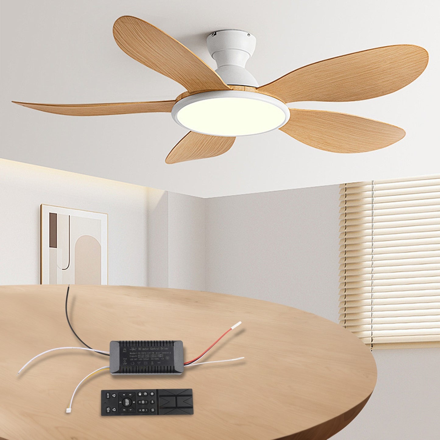 Fan Speed Control Ceiling Fan Remote Indoor Usage Compatible With Hongyun Fan