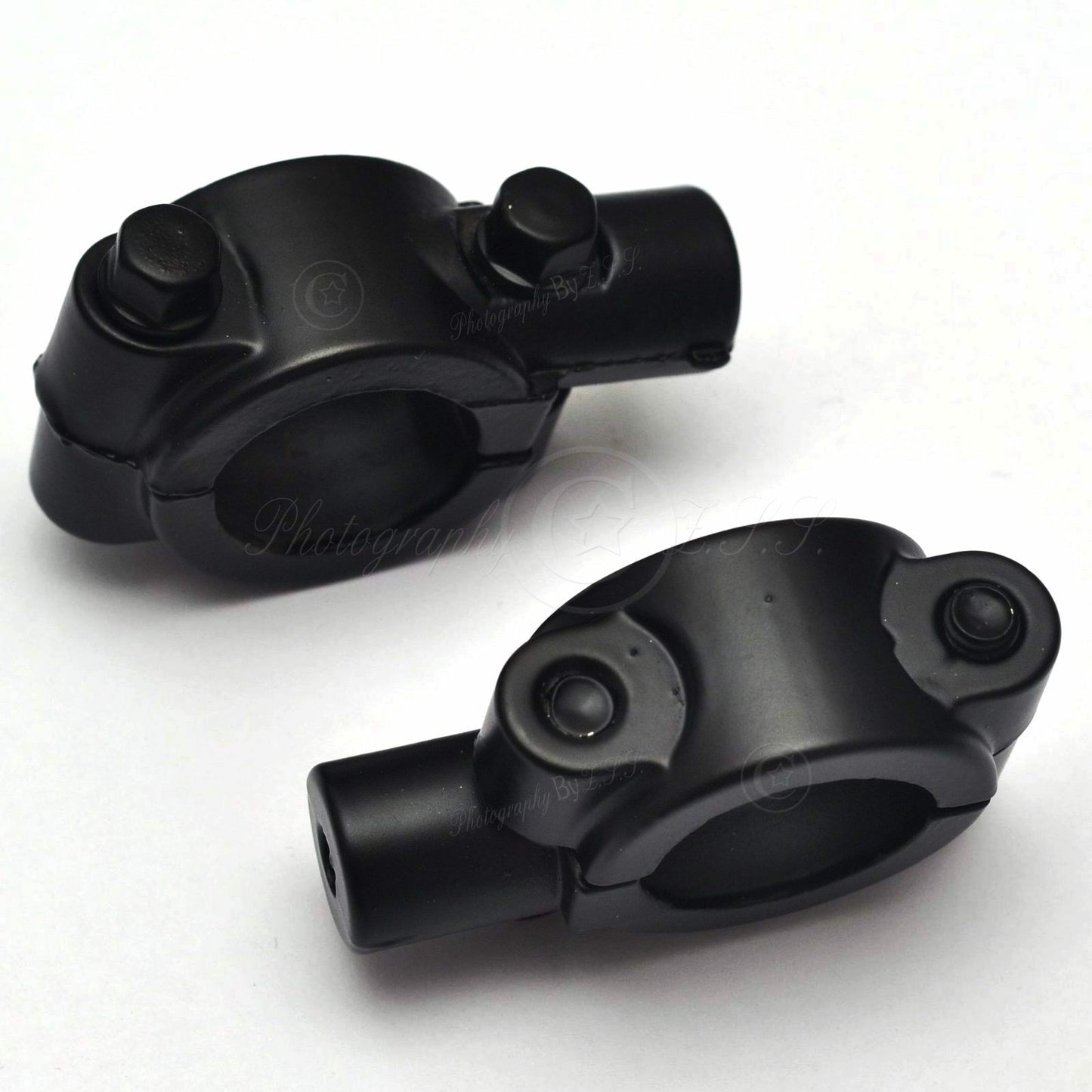 e-Bike Motorcycle Bike Rear Mirror Mount Clamp Holder Hand Bar Bracket Part -6mm