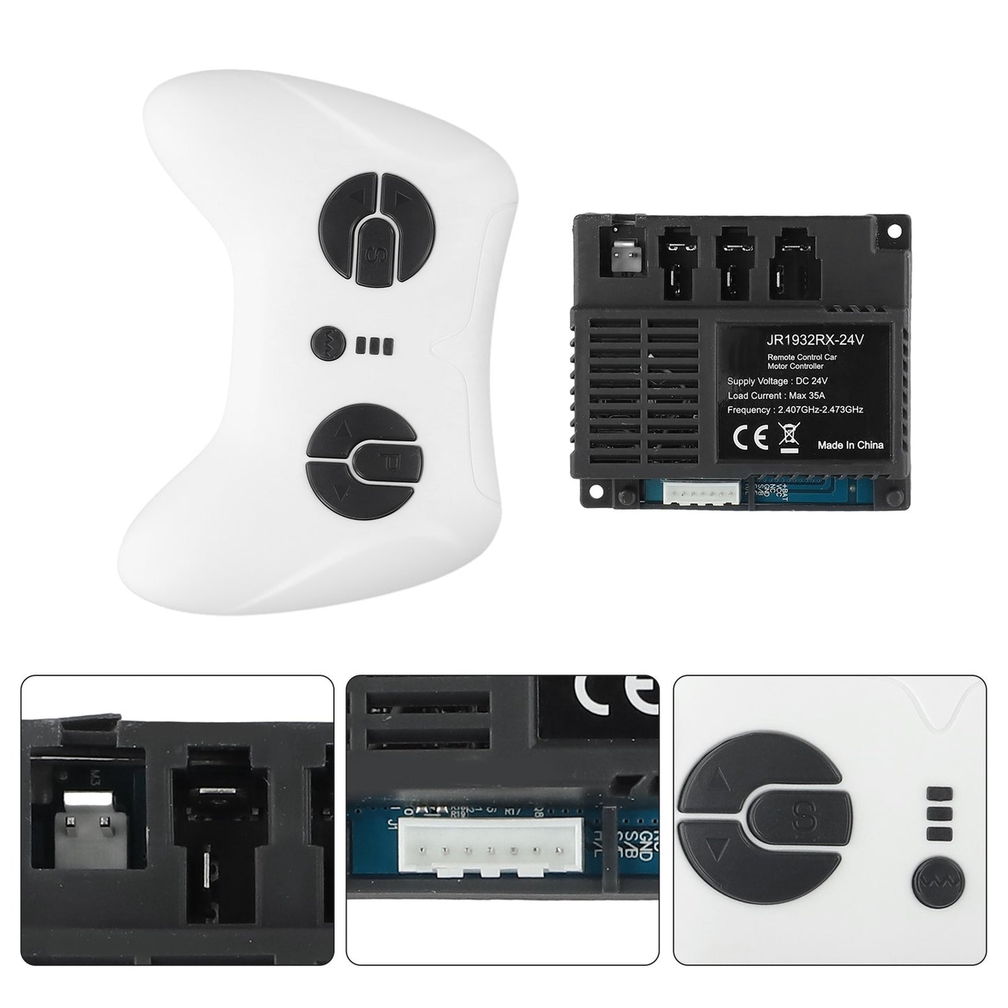 2 4G Remote Control Receiver JR1932RX 24V for Children's Electric Cars