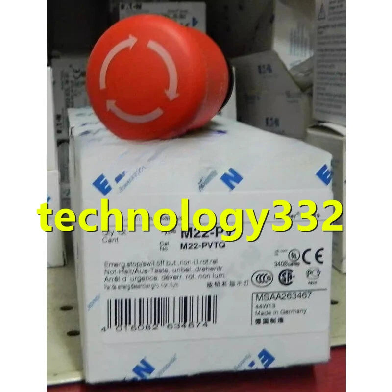 1PC  EATON MOELLER M22-PVT/K02 Emergency stop button head #MX #P