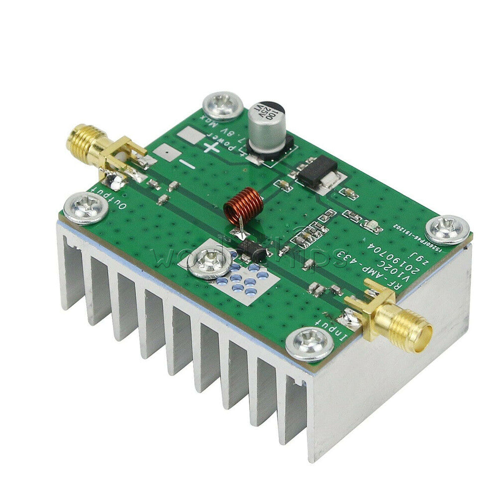 433MHz 8W Digital Power Amplifier Board RF HF High Frequency Amplifier Control