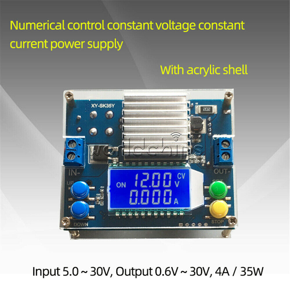 Adjustable Regulated Automatic Boost Buck Converter CC CV Solar Charging  Module