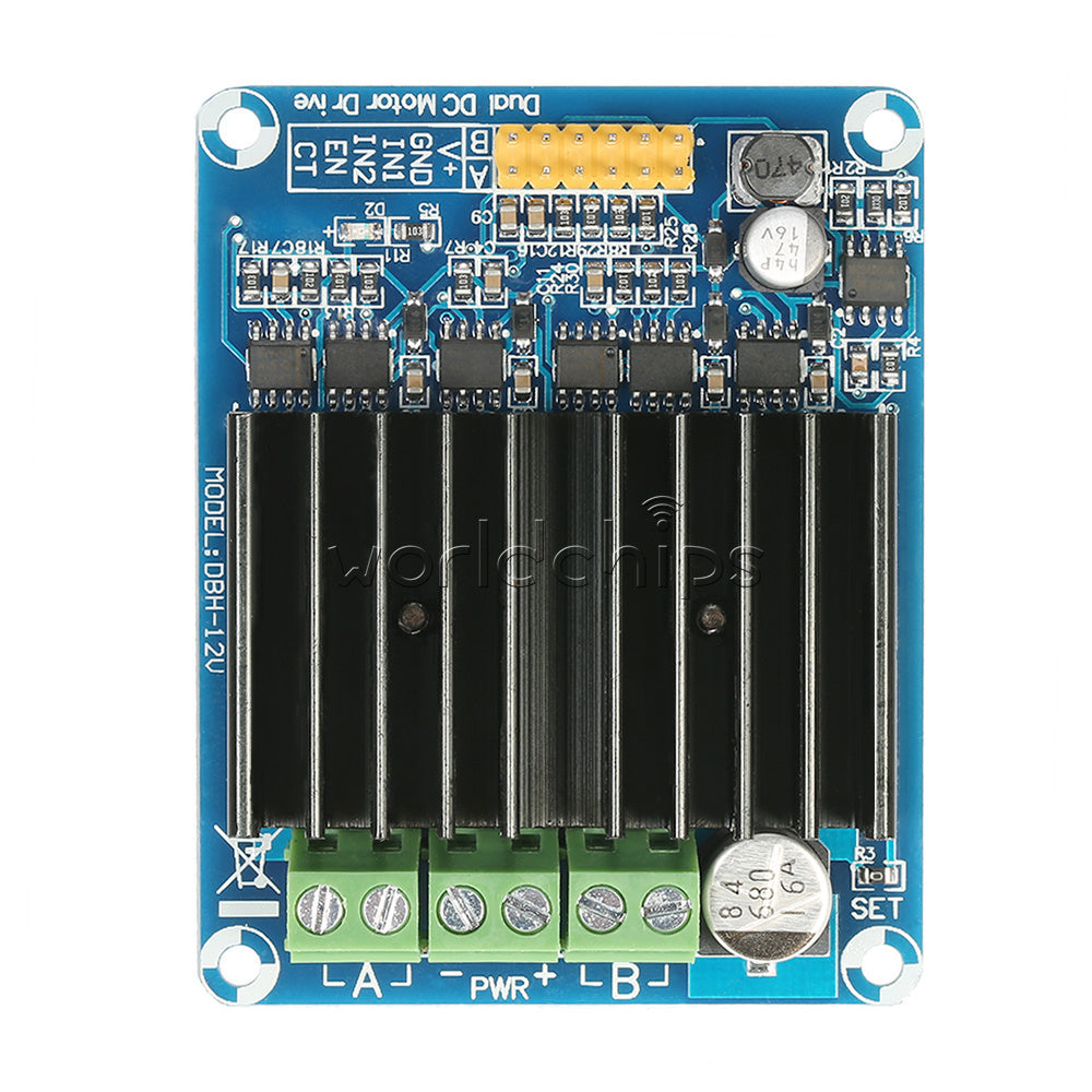 30A Motor Drive 5V-15V Dual channel H bridge  Module Controller DHB-01A
