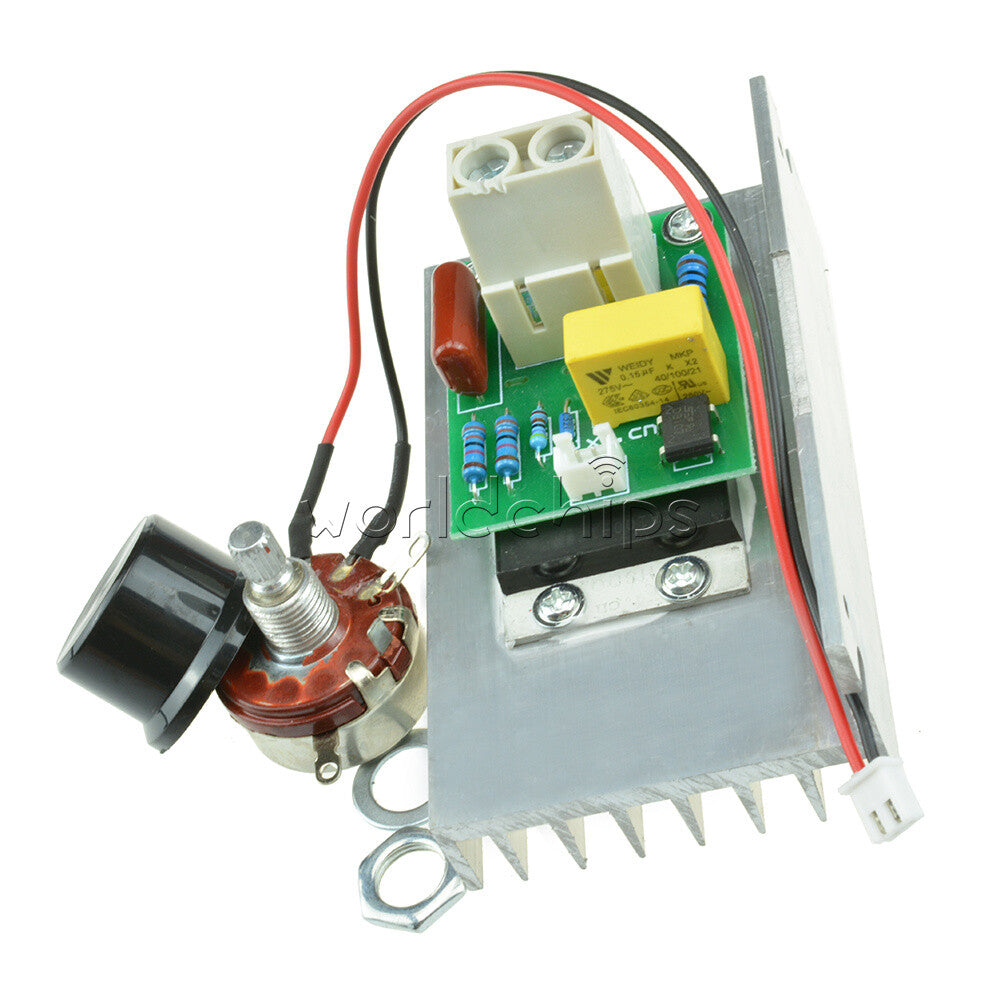 10000W AC220V 10A Motor Speed Controller SCR Voltage Regulator Dimmer Thermostat