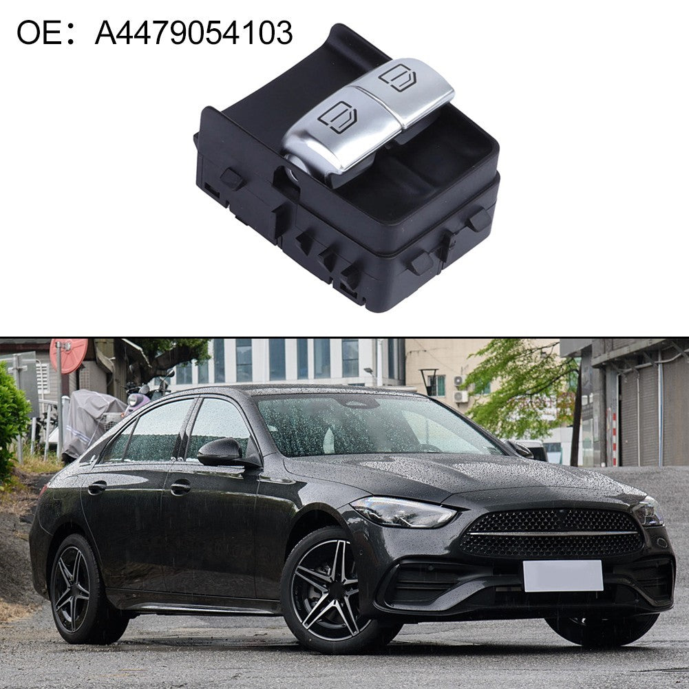 W447 Series Compatible Power Window Regulator Switch Button ABS Design