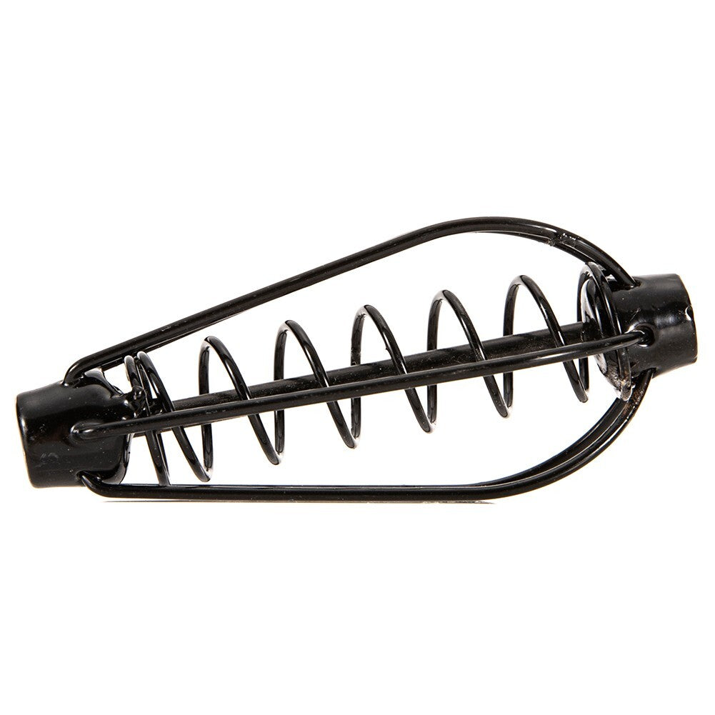 Carp Fishing Feeder 4 Sizes Bait Cage Black Spring Sinker Swim Feeders 10pcs