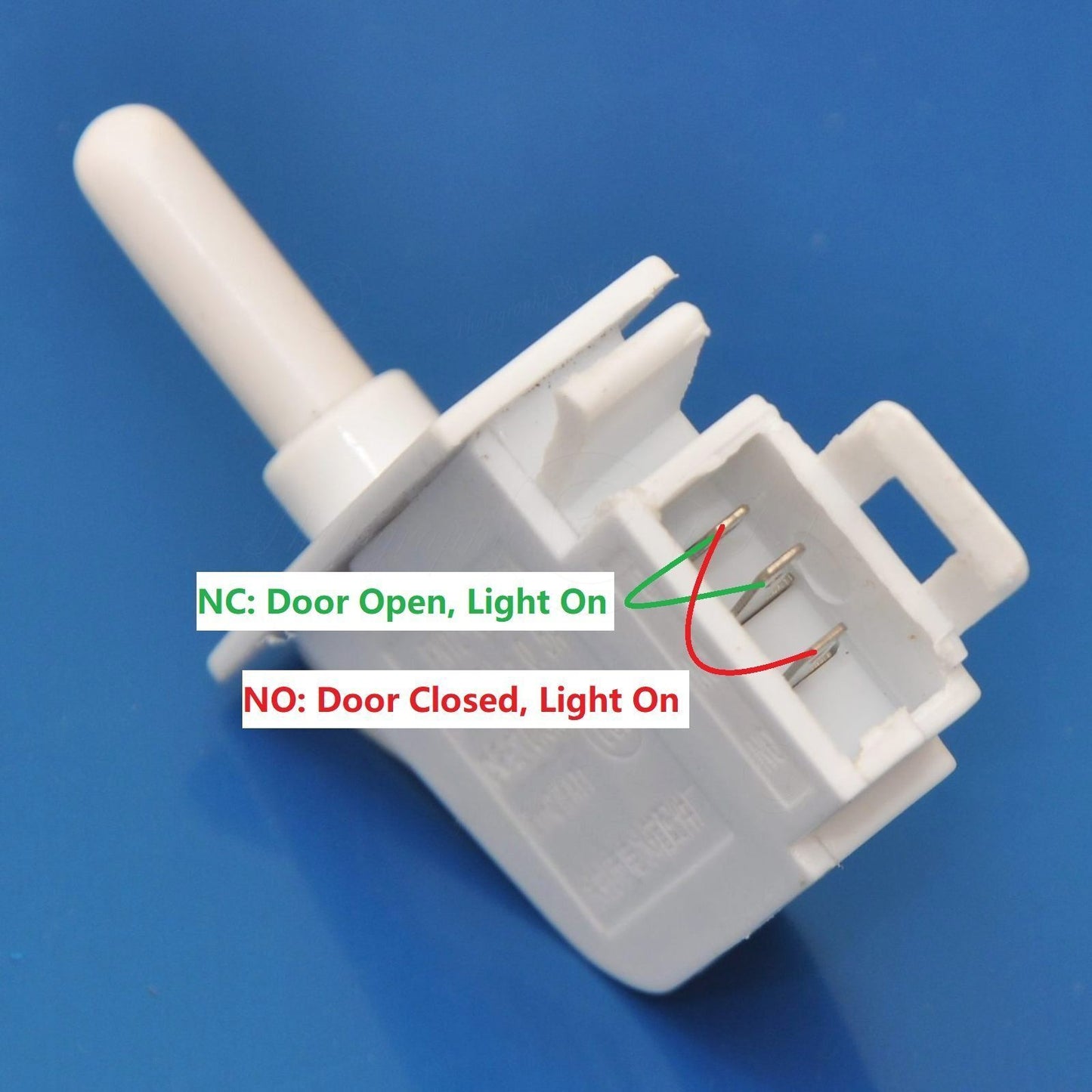 2x Refrigerator Gated Door Light FN12 Switch NC NO For Homa LG Haier Midea TCL