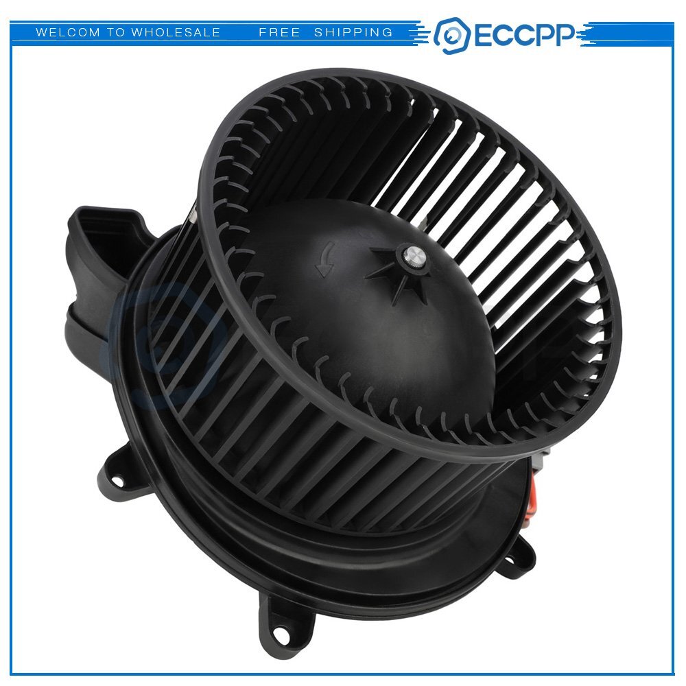 Front HVAC Blower Motor w/Fan Cage for 2015 16 17-20 Ford Mustang ABS plastic