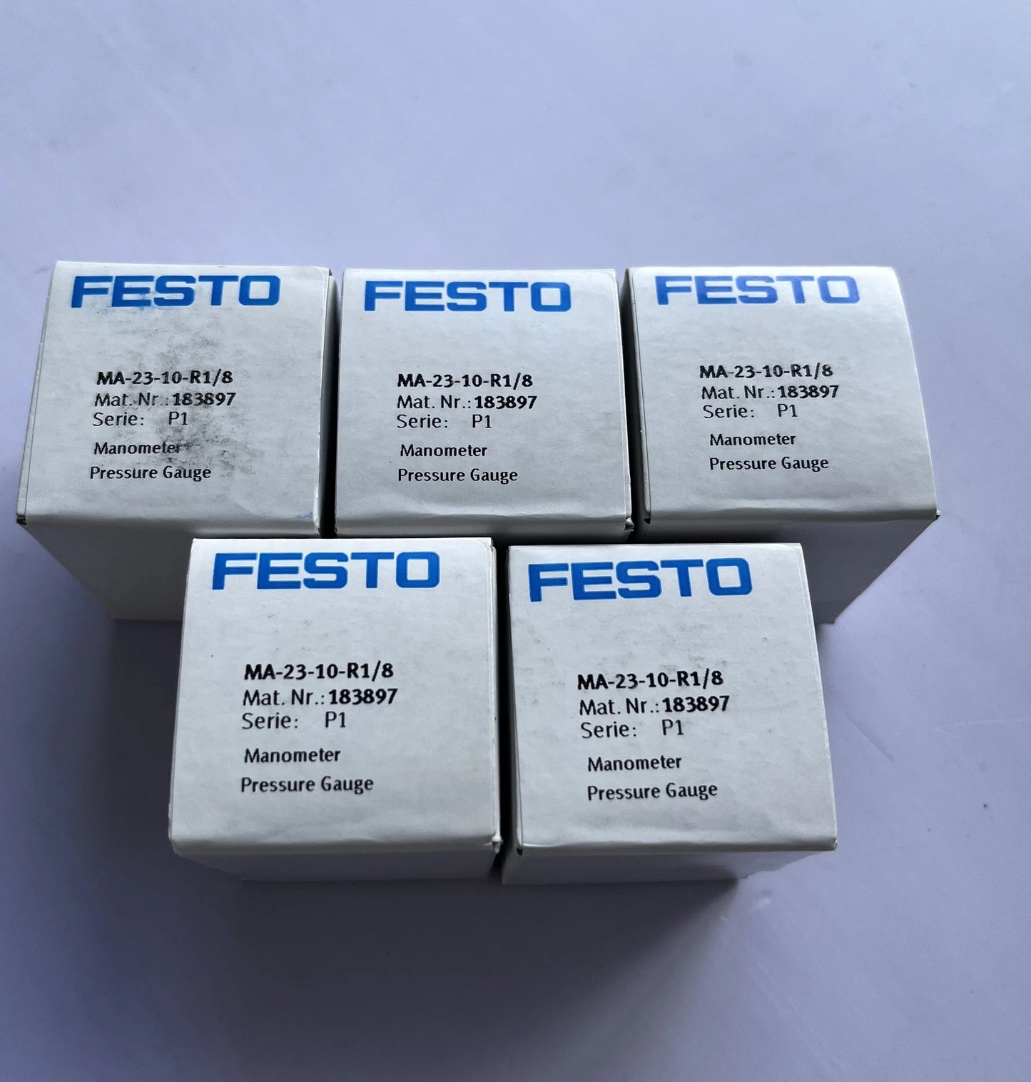 1 PCS  FESTO MA-23-10-R1/8 pressure gauge 183897 #P