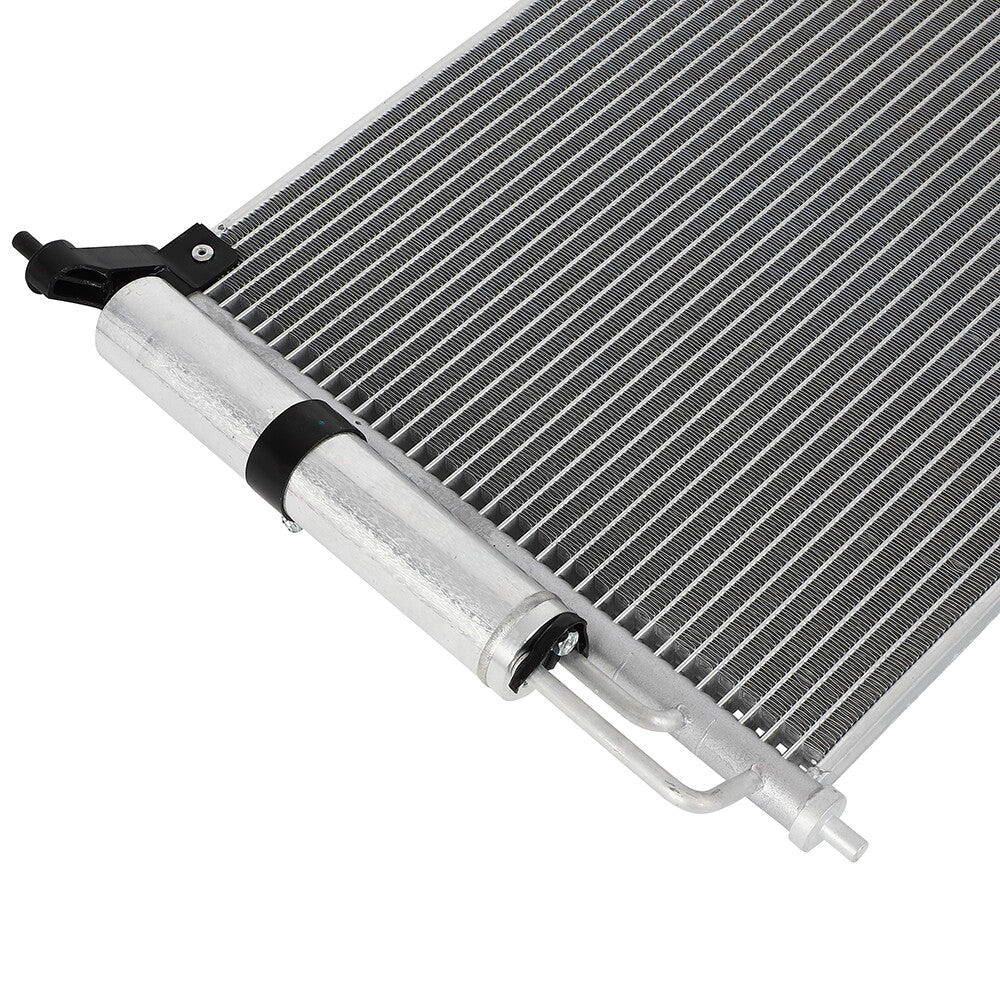 AC Condenser & Compressor Cooling Kit For 09-10 Nissan Cube 07-12 Nissan Versa