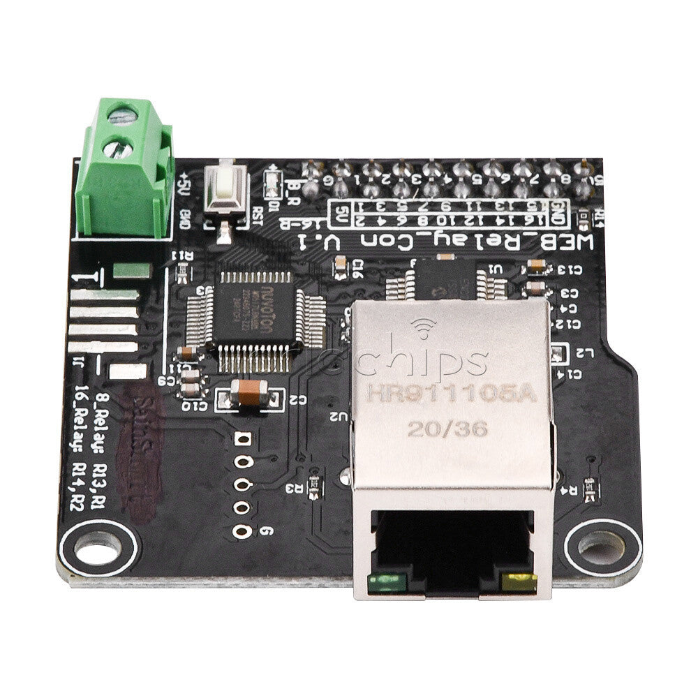 Ethernet WAN Control LAN Web Server 16Channel Relay Ethernet RJ45 Network Module