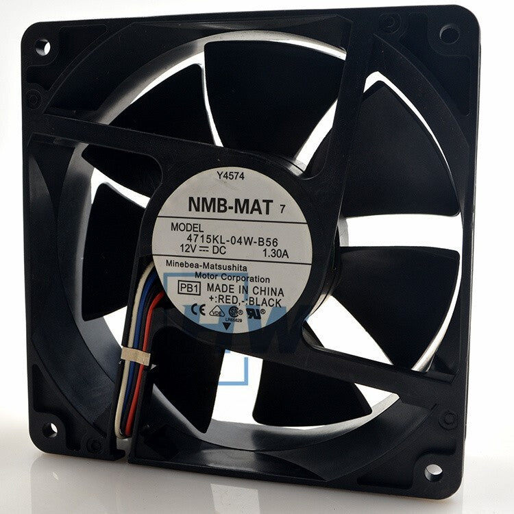 1Pc  NMB 12cm 12V 1.3A Dell Y4574 4715KL-04W-B56 Ant Special  Cooling Fan