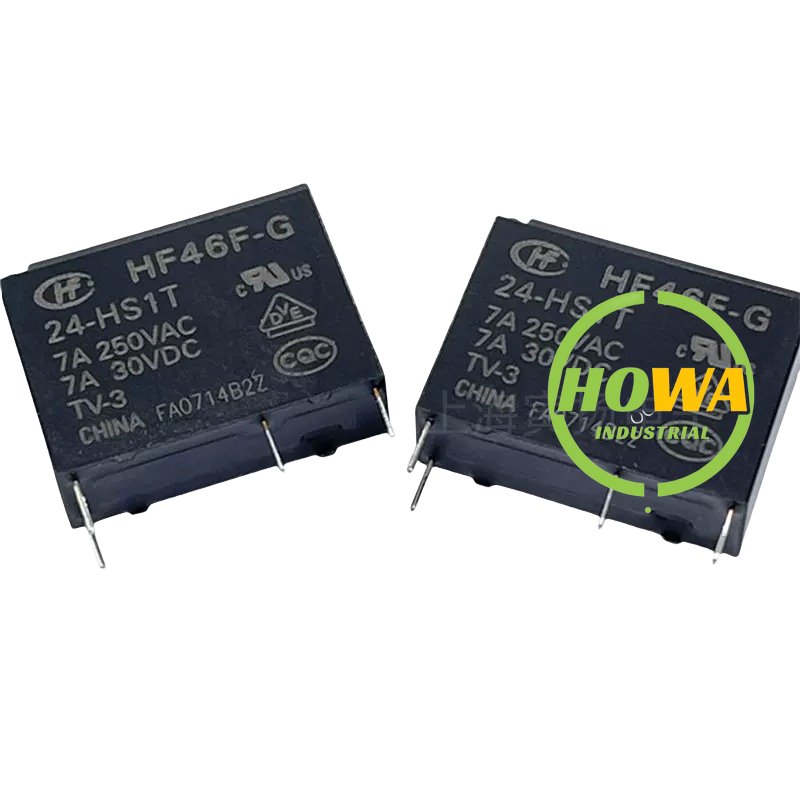 10pcs HF Relay HF46F-G/12-HS1 HF46F-G/12-HS1T HF46F-G/24-HS1 HF46F-G/24-HS1T
