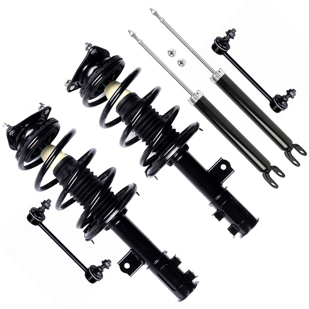 Front Struts For Hyundai Elantra 2007-2010 Rear Shock Absorbers Sway Bar Links