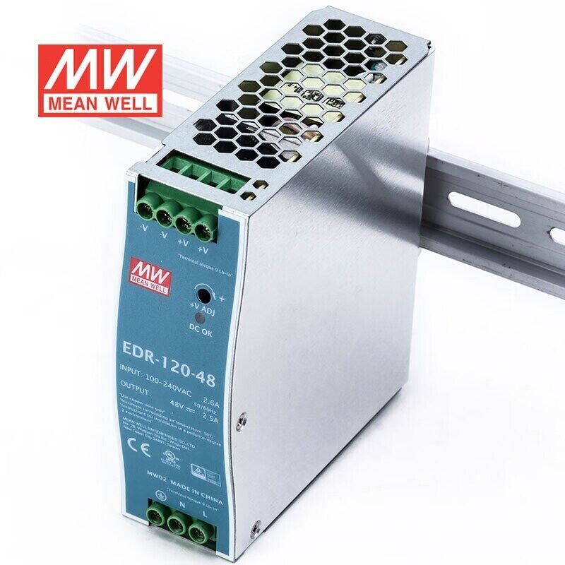 Mean Well EDR-120-48 AC/DC DIN rail power supply 120W 48V 2.5A