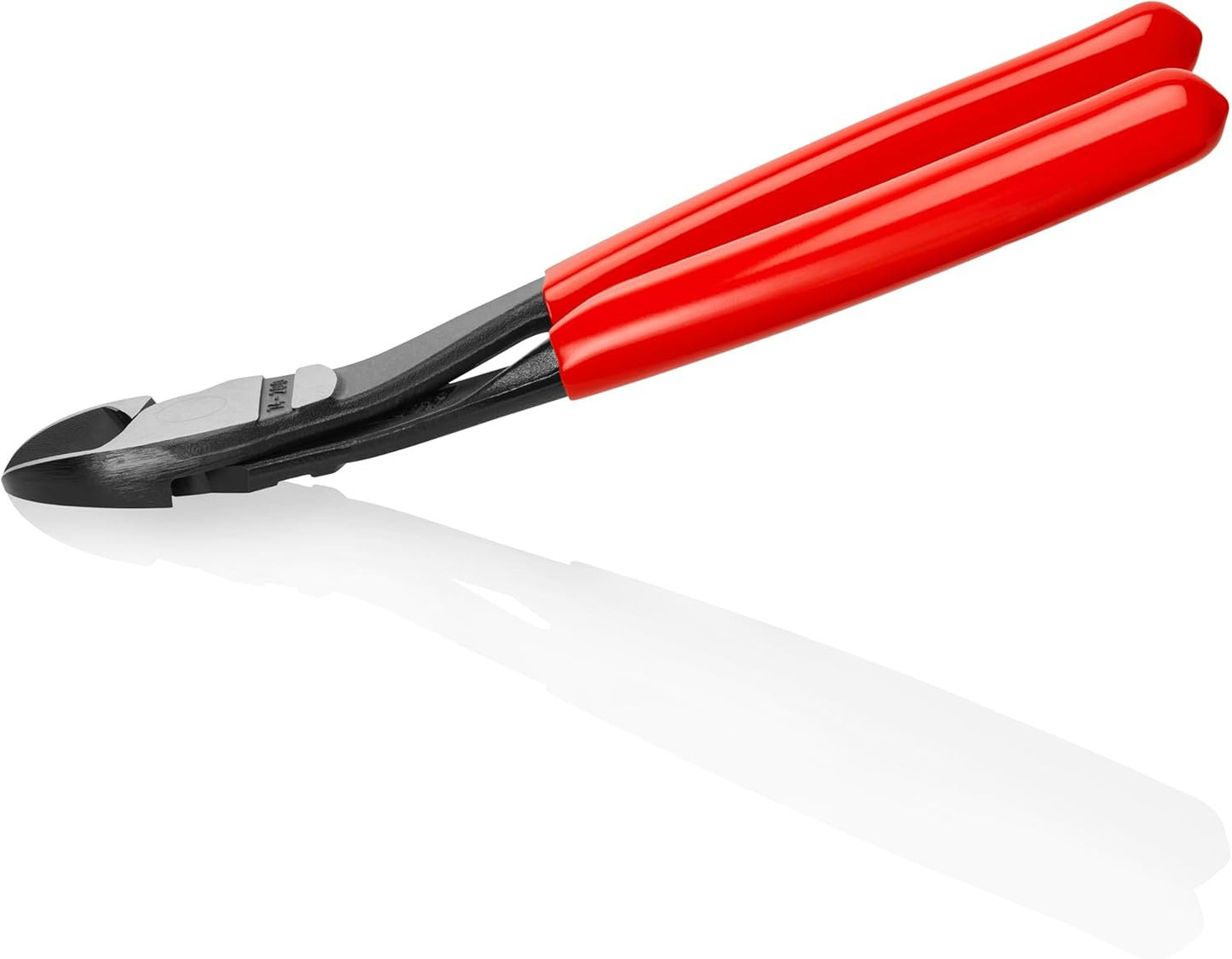 8-Inch High Leverage Angled Diagonal Cutters, Forged Steel, Comfort Grip