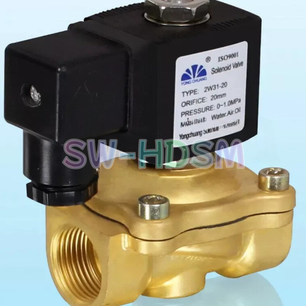 1PCS   2W31-20 Solenoid Valve AC220V Freight Free