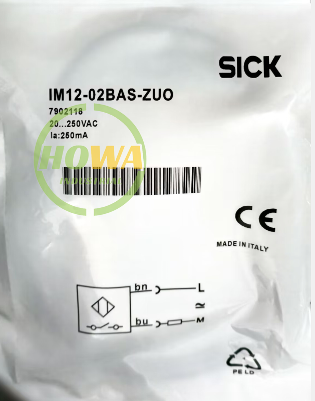 1Pc  Inductive proximity switch sensor IM12-02BAS-ZU0 7902118 IM12-02BAS-ZUO