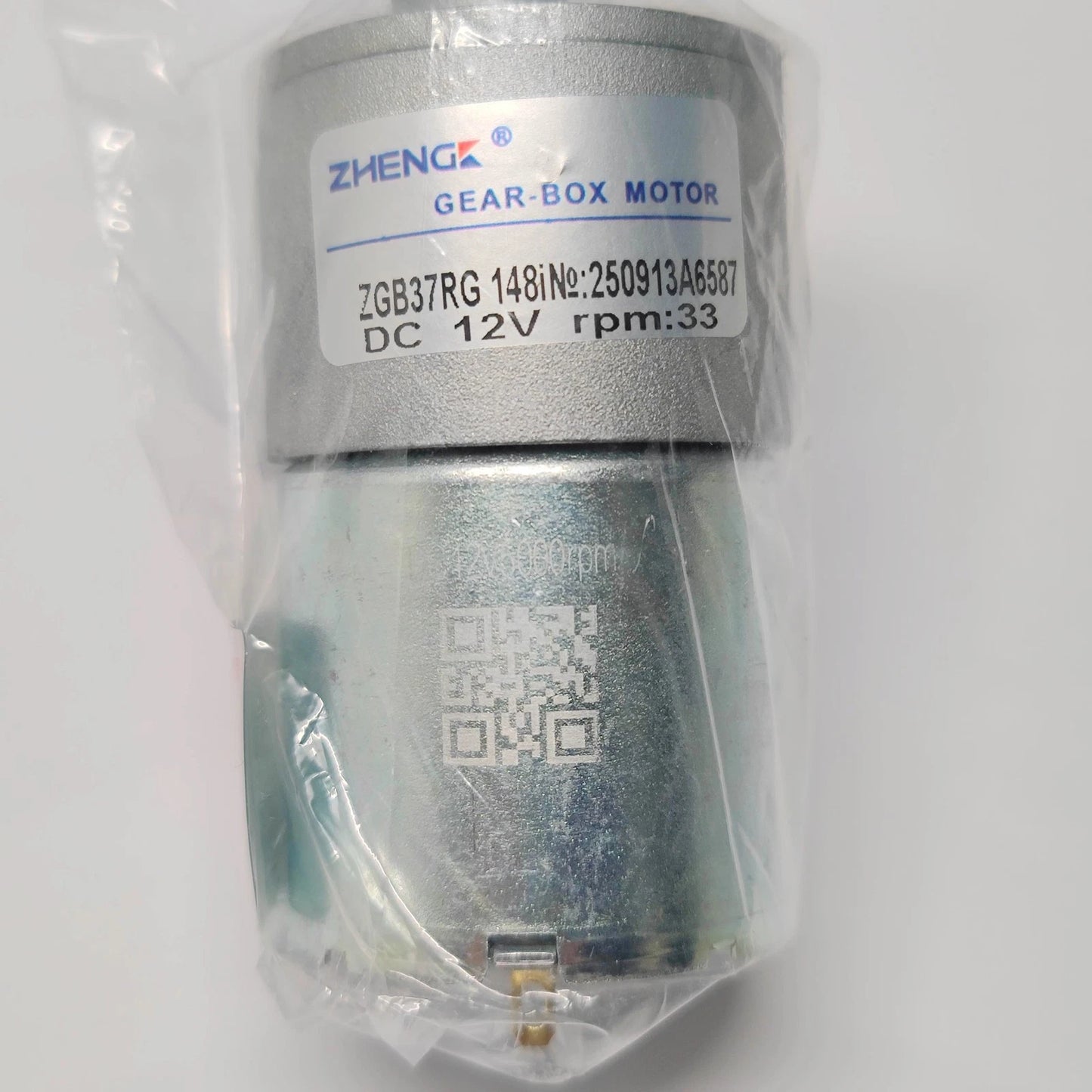 Gear Box Reversible Electric Motor Speed Contror High Torque 12V 33RPM 5000r/min