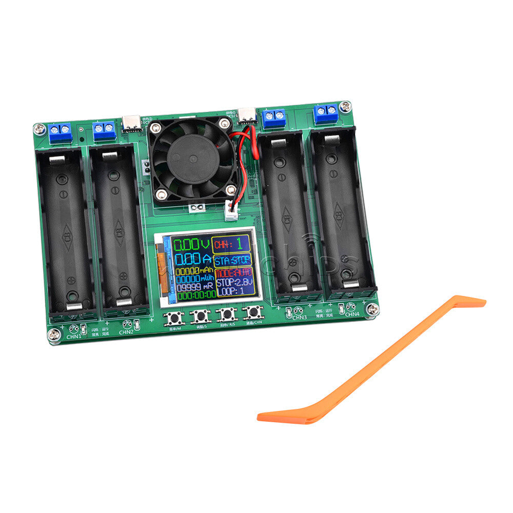 4Channel 18650 Battery Capacity Resistance Tester Auto Charging Discharge Module