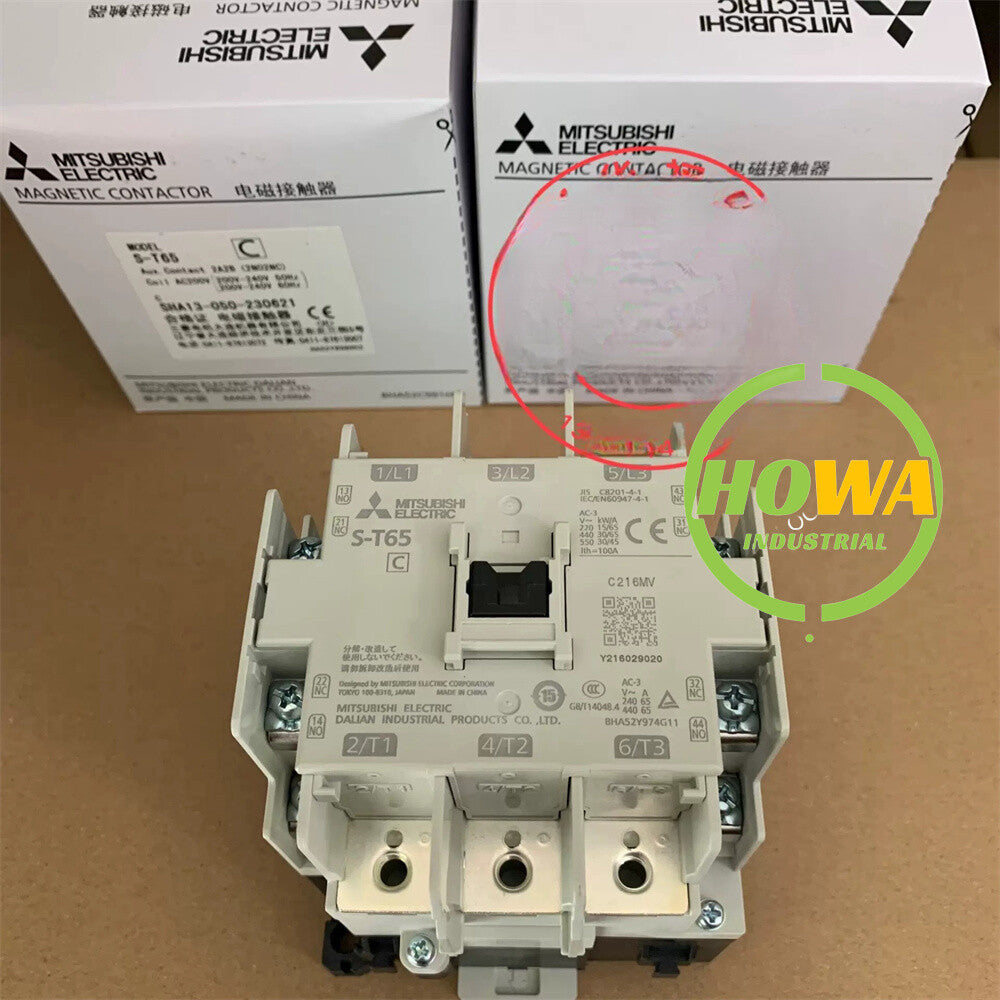 1/piece Mitsubishi AC Contactor S-T65 ST65 AC110V AC220V AC380V replaces S-N65