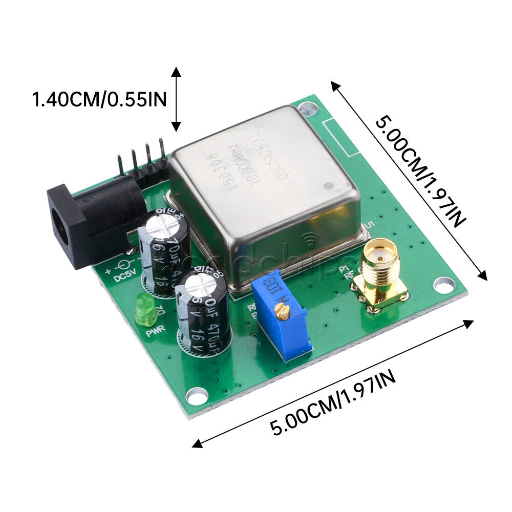 OCXO 10MHz Board Constant Temperature Crystal Oscillator Sine Wave SMA Interface