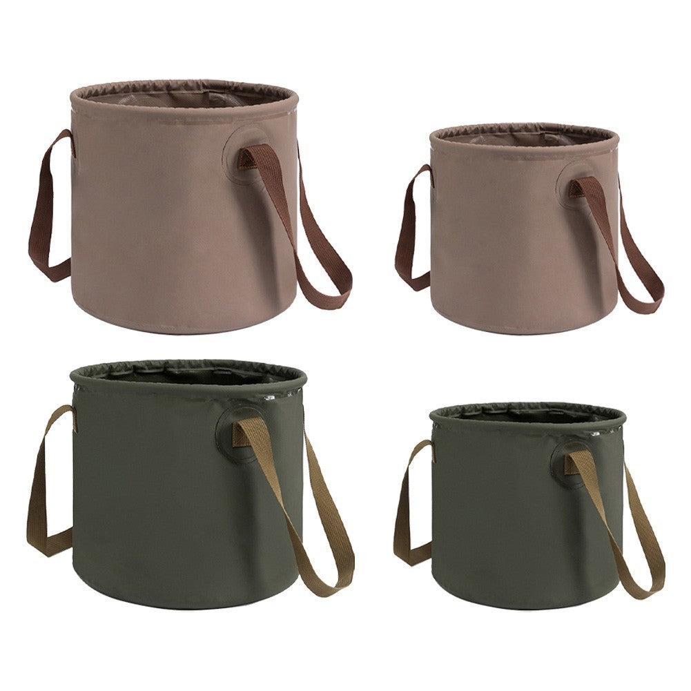 Multi Use Folding Bucket Collapsible Water Container for Hiking Fishing Camping