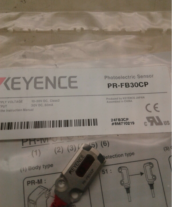 KEYENCE PR-FB30CP Photoelectric Sensor Switch