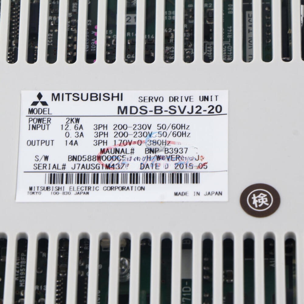 1PCS  Mitsubishi Servo Drive MDS-B-SVJ2-20