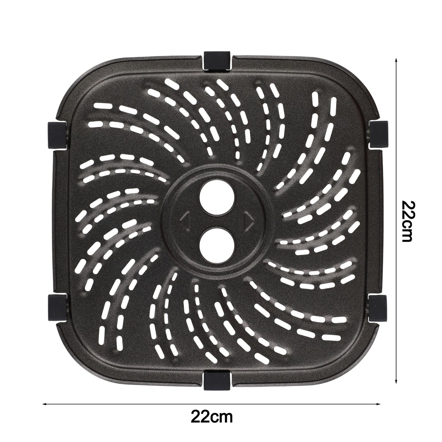 Carbon Steel 8QT Air Fryer Grill Plate for PowerXL with Convenient Design