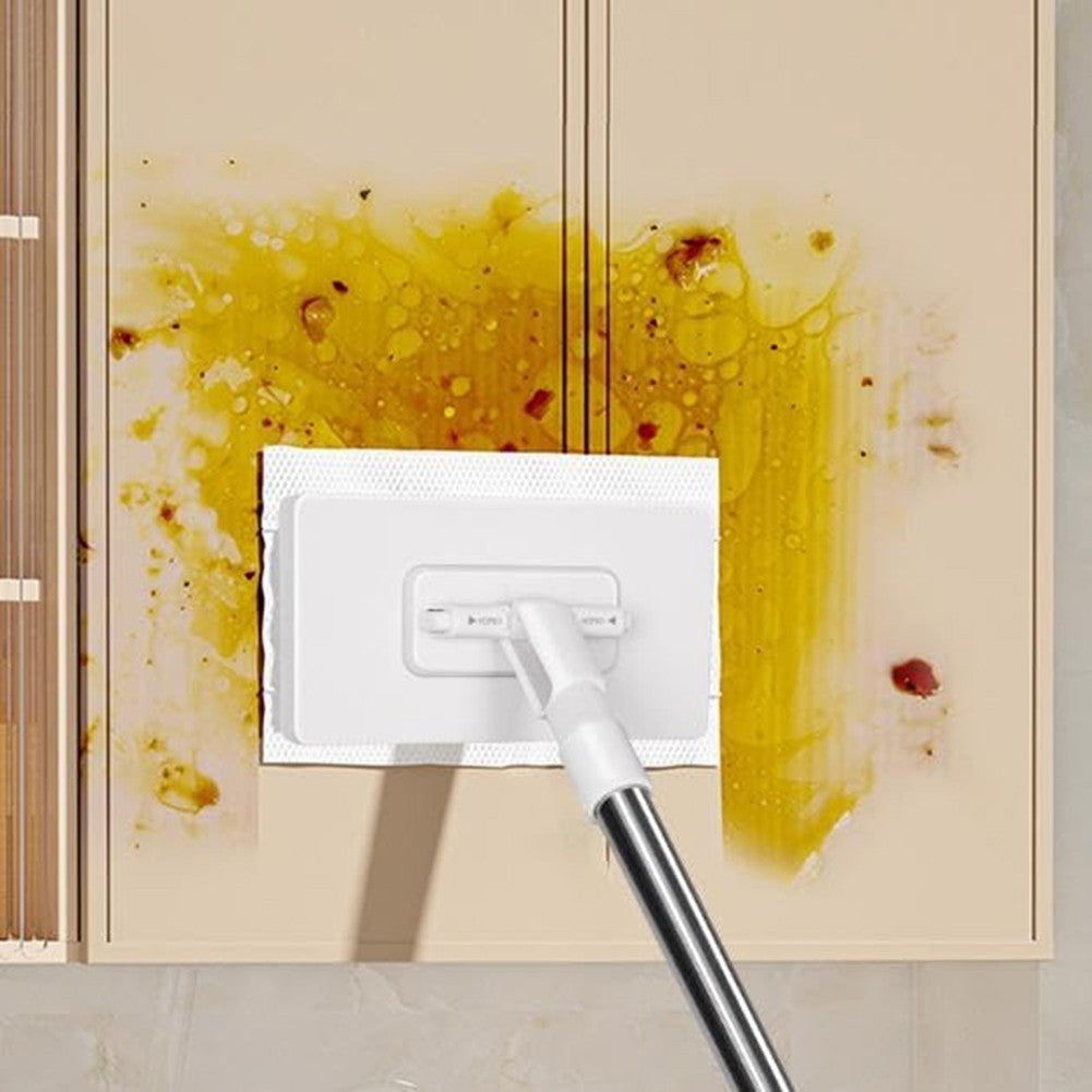 Reusable Dust Mop with Locking Head and 39 Inch Long Handle for Floors