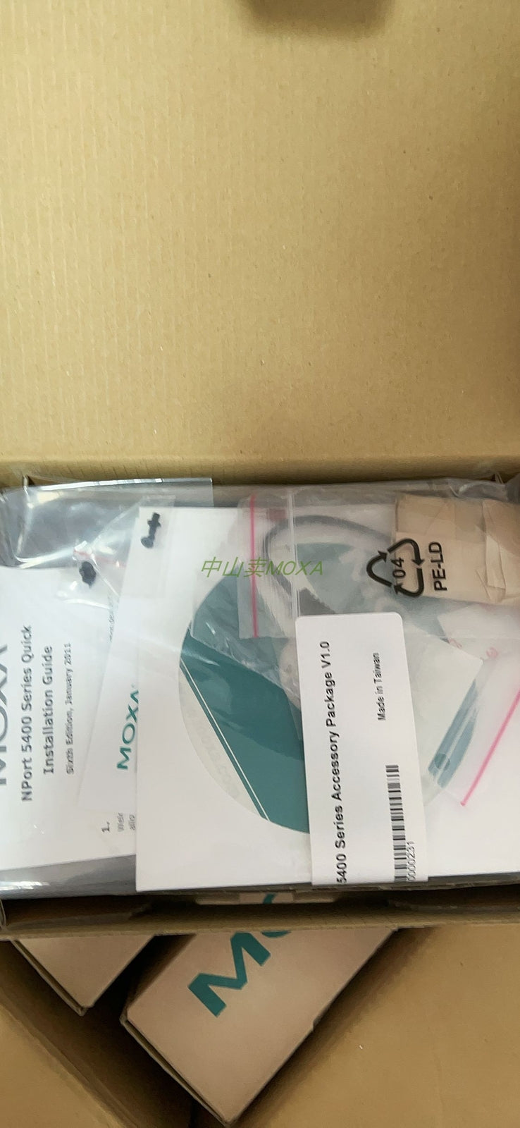 1pcs  MOXA NPort 5430I RS422/485 4 Port Photoelectric Isolation  Server