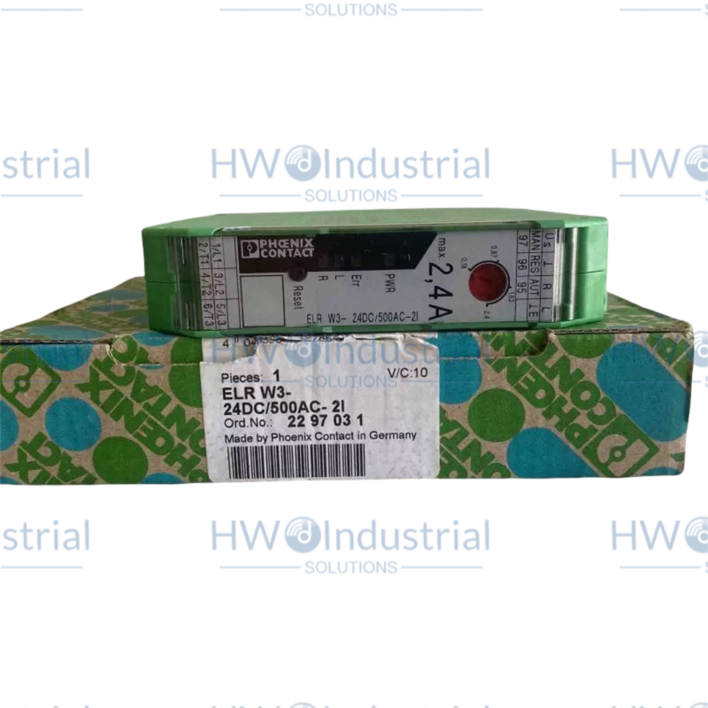 1/Piece  2297031 Phoenix Motor Starter ELR W3- 24DC/500AC- 2I Switch Relay