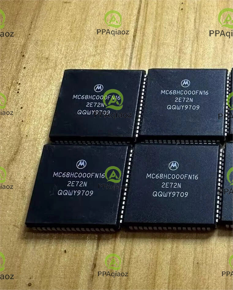 1PCS   MOTOROLA   MC68HC000FN16  IC MPU M680X0 16MHZ 68PLCC  .