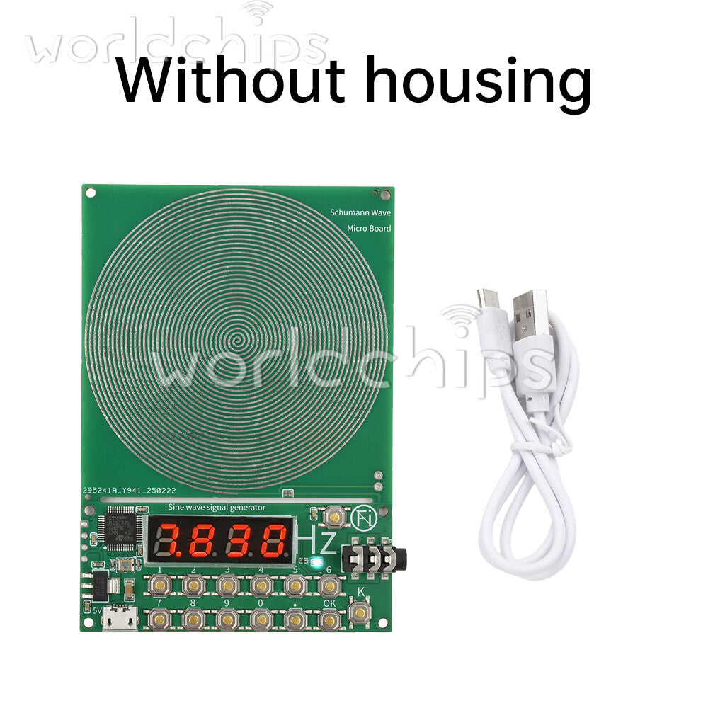 Digital Schumann Wave Generator Adjustable 0.1Hz~100kHz Sine Wave With Shell