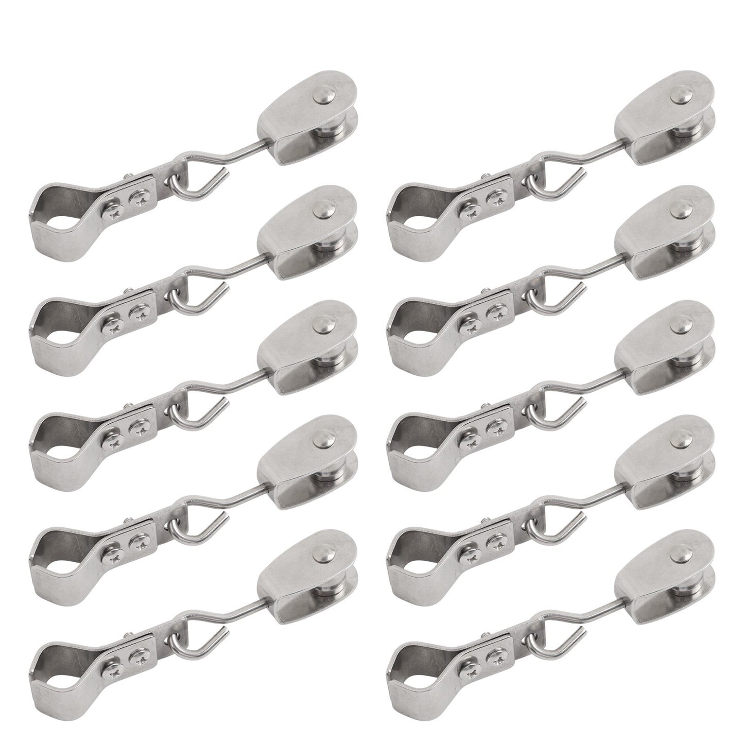For Shade Sail Installation Hardware with Stainless Steel Pulley and Clamps