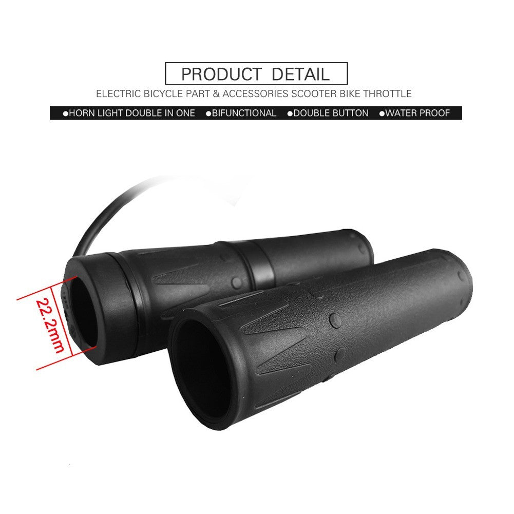 Half Twisting Throttle Waterproof Accessory Bicycle Ebike Electric Bike