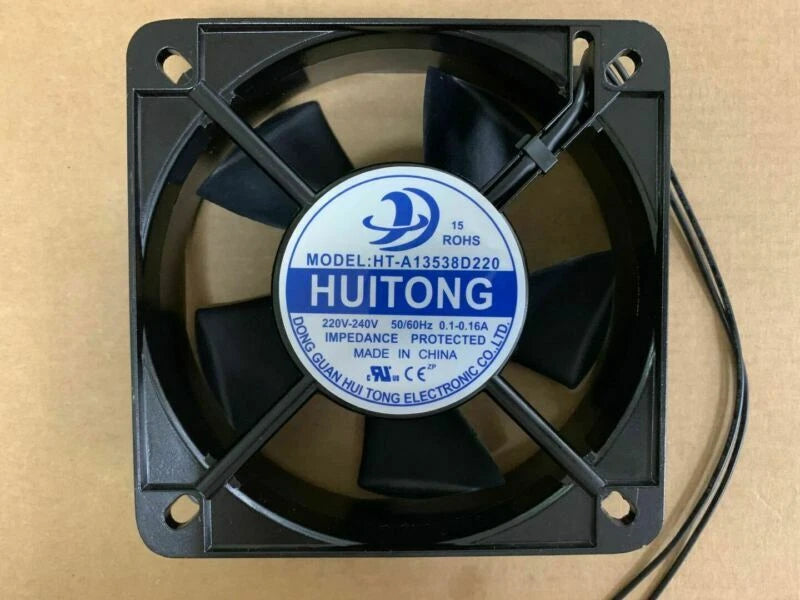 1PC Cabinet Axial Cooling Fan HUI TONG HT-A13538D220 AC220-240V 0.1-0.16A