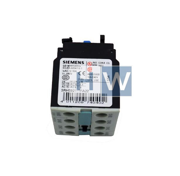 1Pc   SIE-MENS Auxiliary Contact 3RH5921-1FA22 2NO+2NC