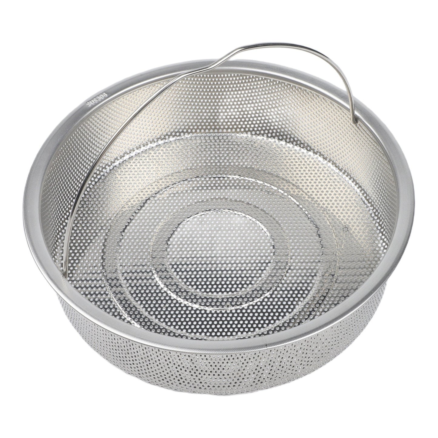Stainless Steel Food Steamer Basket with Handle Designed for Even Cooking