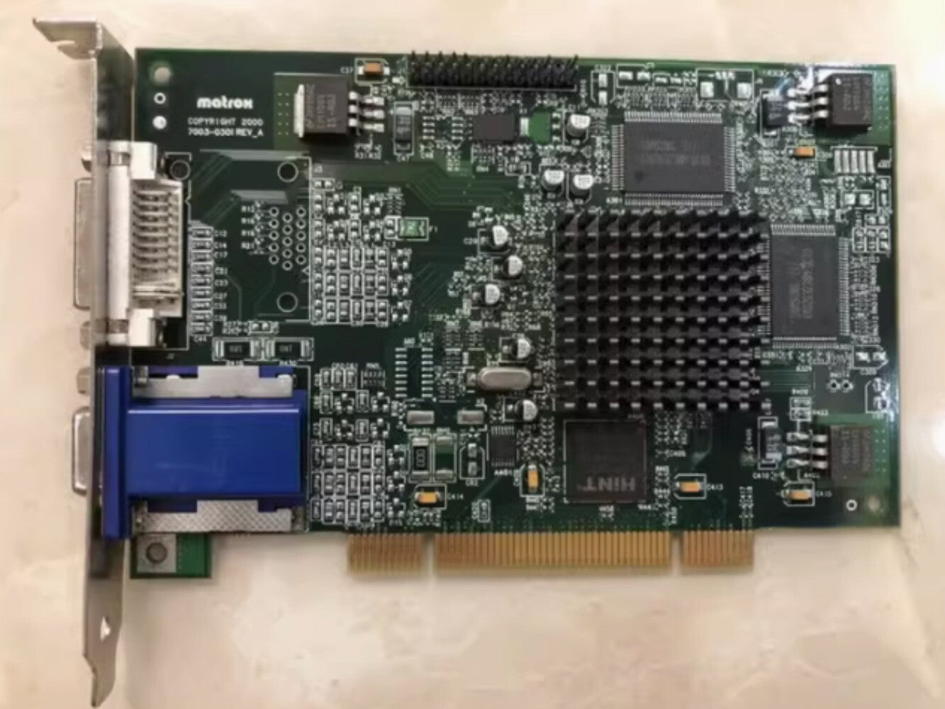 1Pcs  MATROX G450 G45FMDVP32DB F7003-0301 PCI DVI