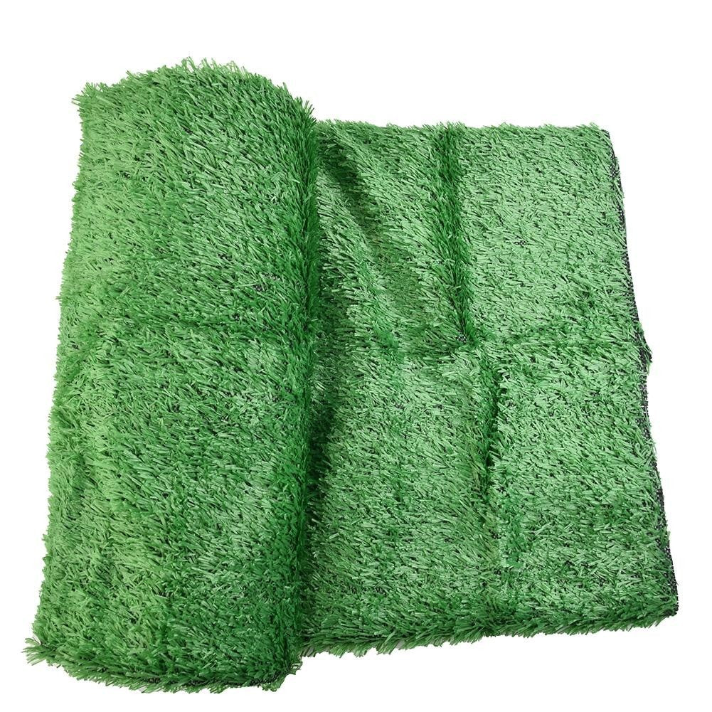 Artificial Grass Carpet Green Fake Synthetic Garden Landscape Lawn Mat Turf,