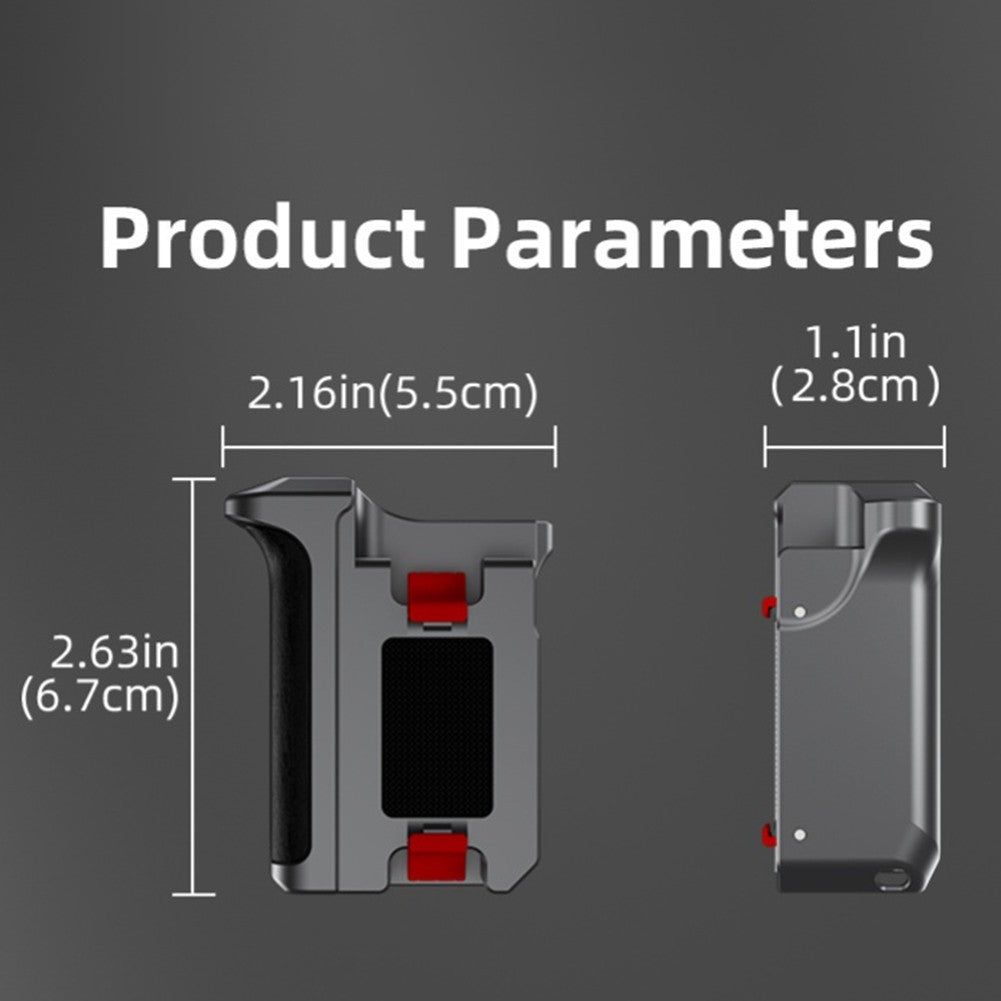 Robust Grip Kit for DJI ACTION 5PRO43 with AntiDrop Holder and Shutter Button