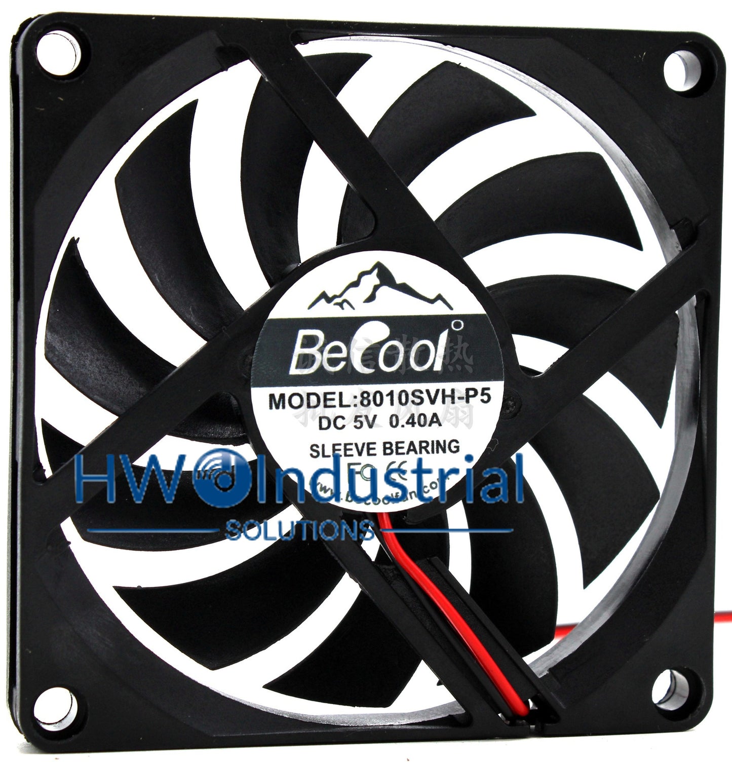 1PC  BECOOL 8010SVH-P5 DC 5V 0.4A 8CM Silent Large Heat Dissipation Fan