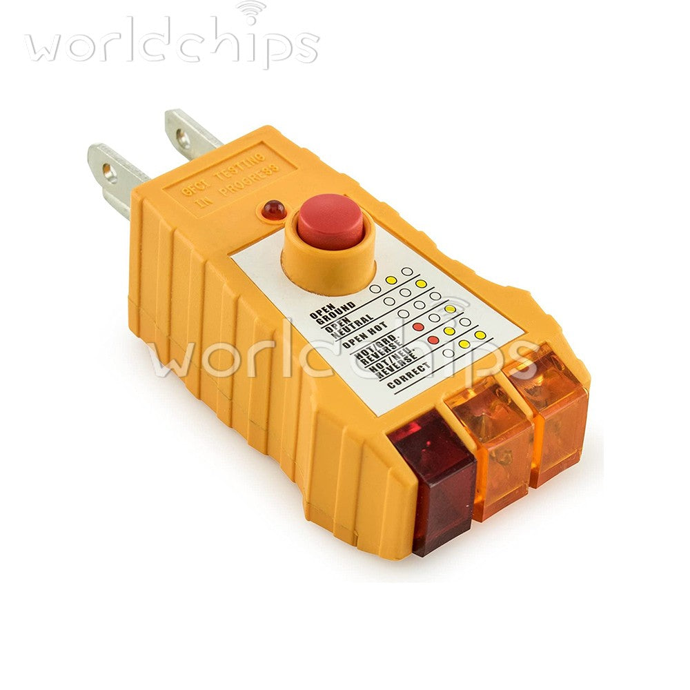 10pcs Electrical Socket Power leakage Tester w/ GFCI Check Receptacle Tester