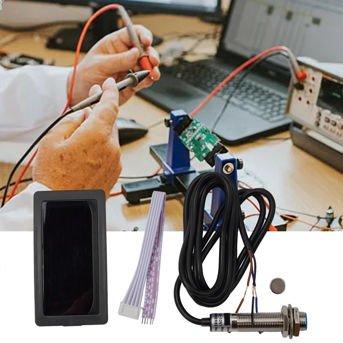 4Bit Digital LED-Tachometer RPM Speed Meter+Hall Proximity Switch-Sensor AC220V?