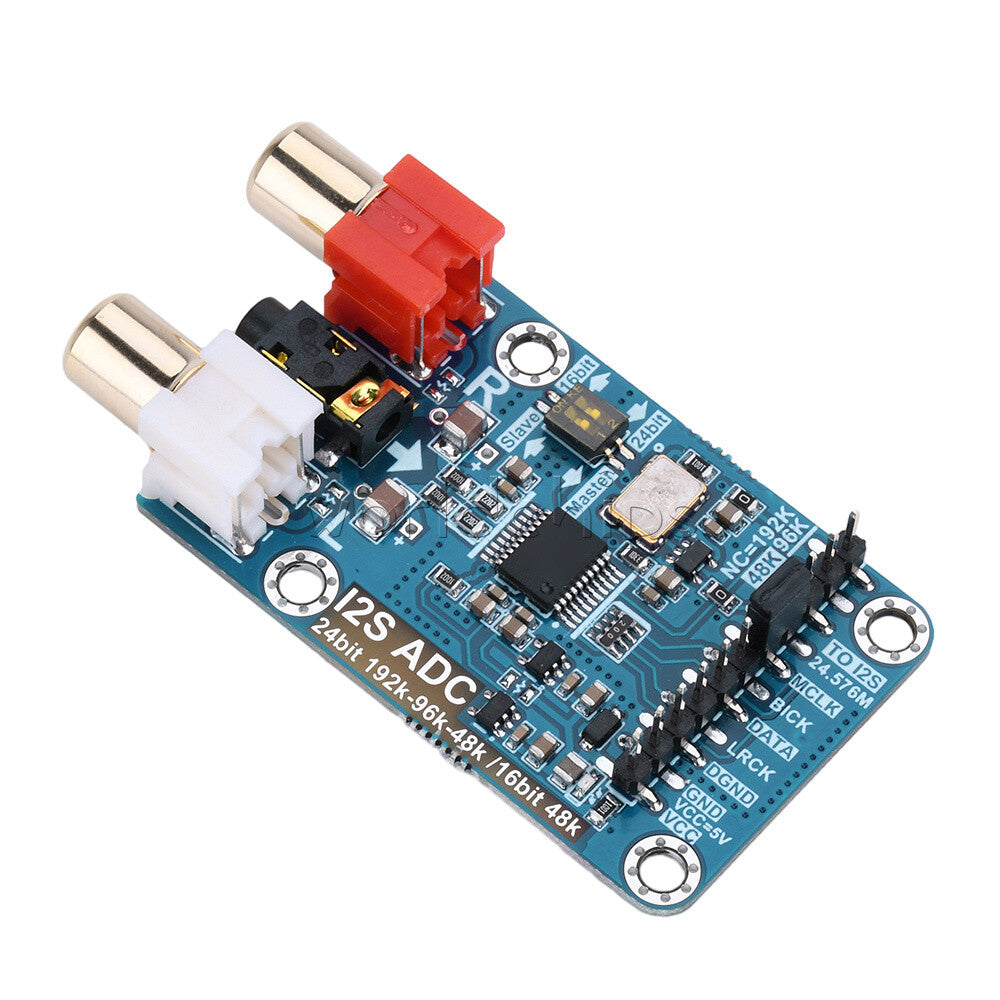 I2S ADC Audio I2S Capture Card Module Master Slave Mode Development Board DIY