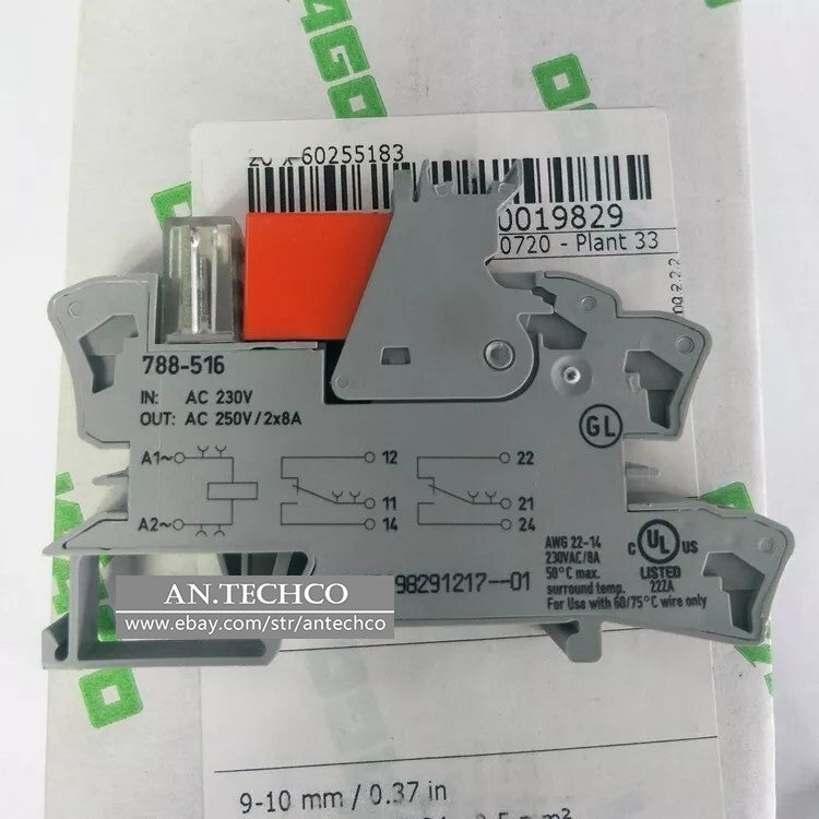 1pcs WAGO 788-516 Plug in mini relay module