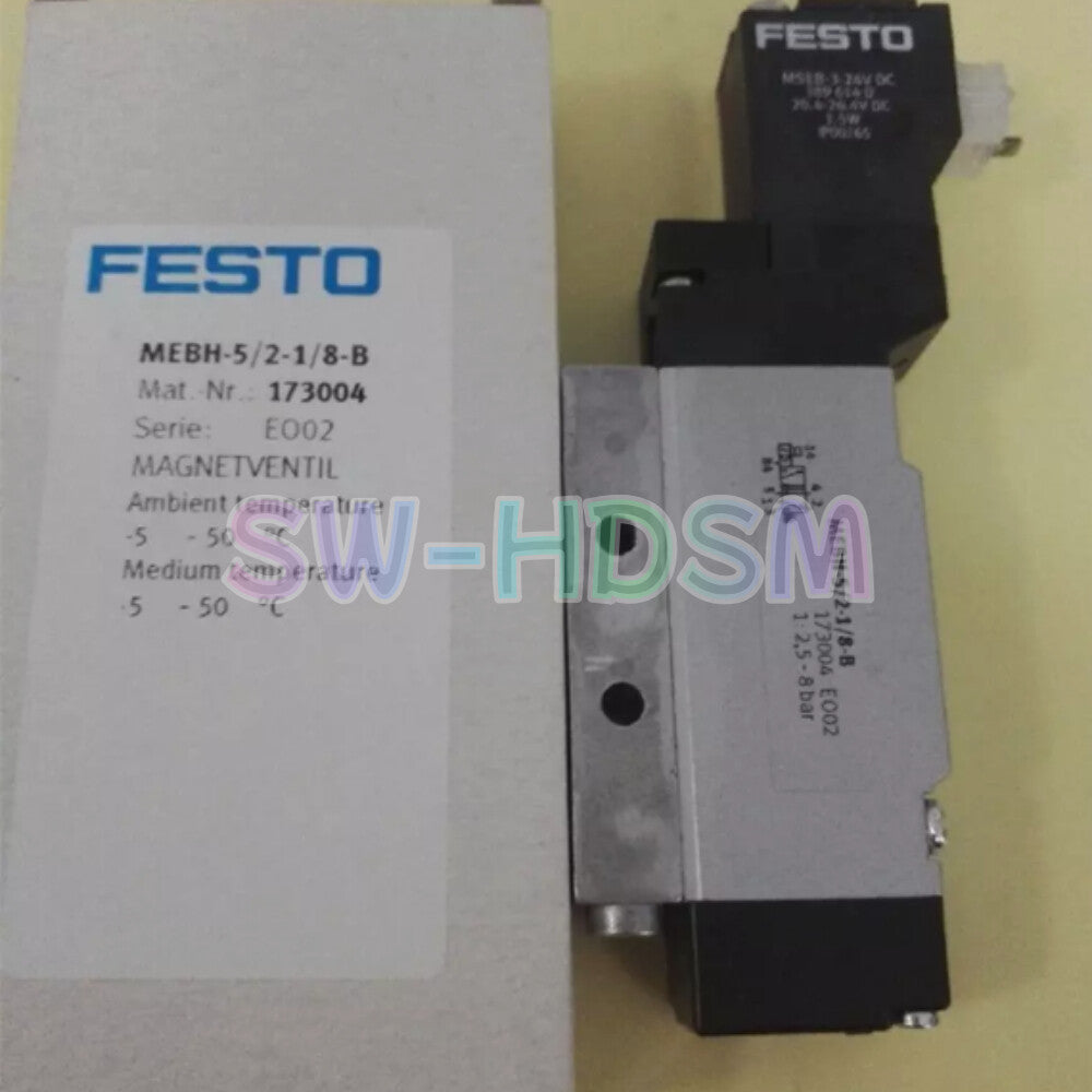 1PC  FESTO MEBH-5/2-1/8-B 173004 Solenoid Valve Free Shipping